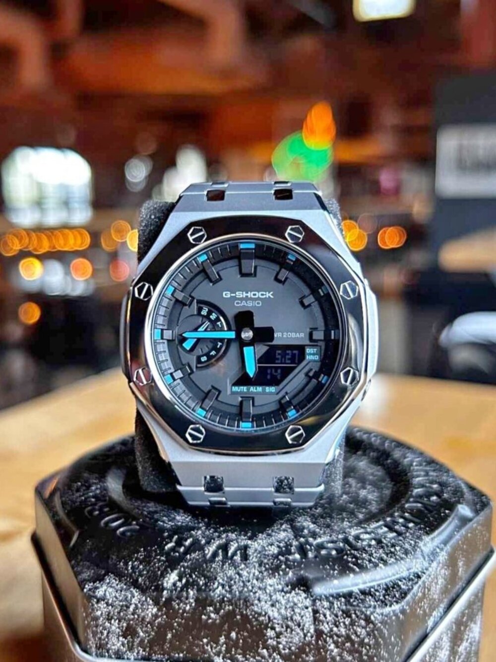 Casio G-Shock GA-2100 CasiOak metal Mod